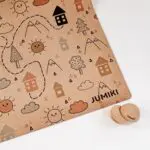 Mata do ćwiczeń dla dzieci korkowa JUMIKI WIOSKA W GÓRACH XXL - obrazek 2