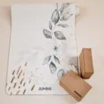 Mata do ćwiczeń JUMIKI ZŁOTE LIŚĆIE M - obrazek 5