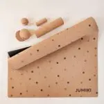 Mata do ćwiczeń dla dzieci korkowa JUMIKI W KROPKI XXL - obrazek 2