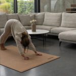 Mata do ćwiczeń korkowa JUMIKI NATURALNA XXL - obrazek 13