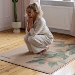 Mata do ćwiczeń korkowa JUMIKI Z CYTRYNAMI XXL - obrazek 9