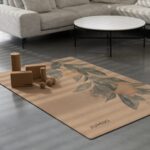 Mata do ćwiczeń korkowa JUMIKI Z CYTRYNAMI XXL - obrazek 15