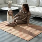 Mata do ćwiczeń dla dzieci korkowa JUMIKI TĘCZOWE MARZENIE XXL | outlet - obrazek 9