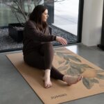 Mata do ćwiczeń korkowa JUMIKI Z CYTRYNAMI XXL - obrazek 14