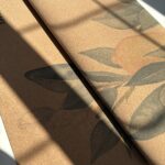 Mata do ćwiczeń korkowa JUMIKI Z CYTRYNAMI XXL - obrazek 2